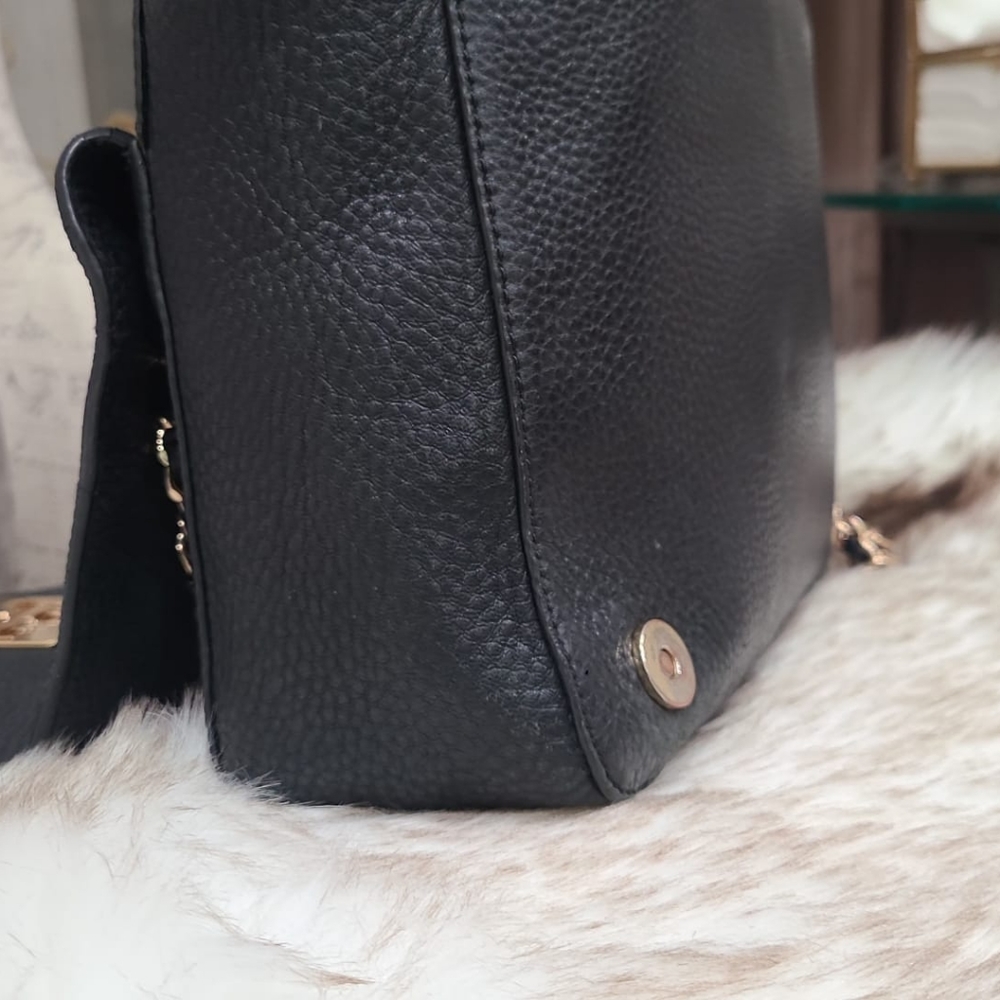 Authentic Black Tory Burch Adjustable Shoulder Bag - image 2